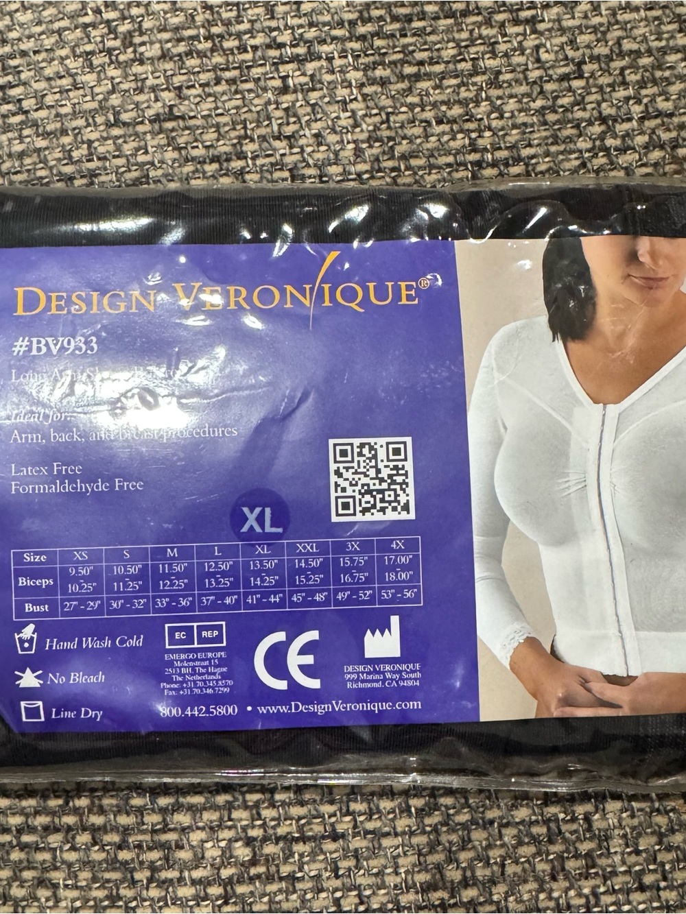 Women's White Compression Garment - XL